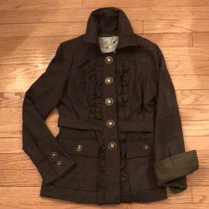 Tabitha from Anthropologie Boiled Wool Jacket